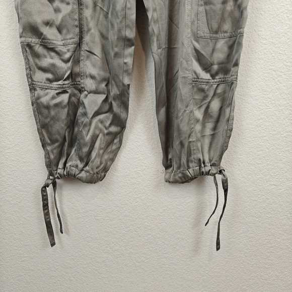 GANNI NWOT Frost Grey Washed Satin Trousers Relaxed Fit Size 2 Women's - Picture 6 of 15